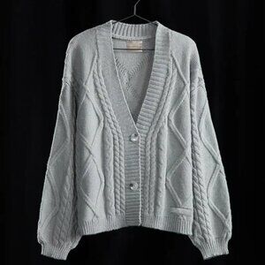 TTPD Taylor Swift Grey Cardigan The Tortured Poets Department XS/S